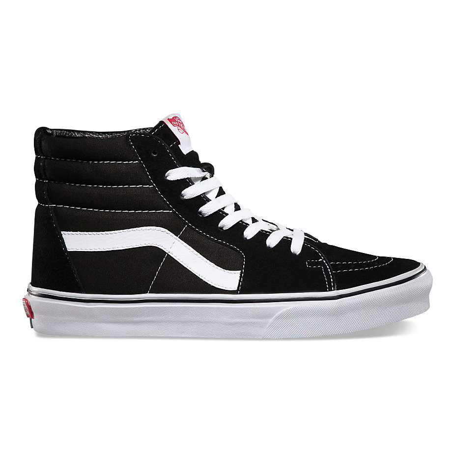black and white high tops